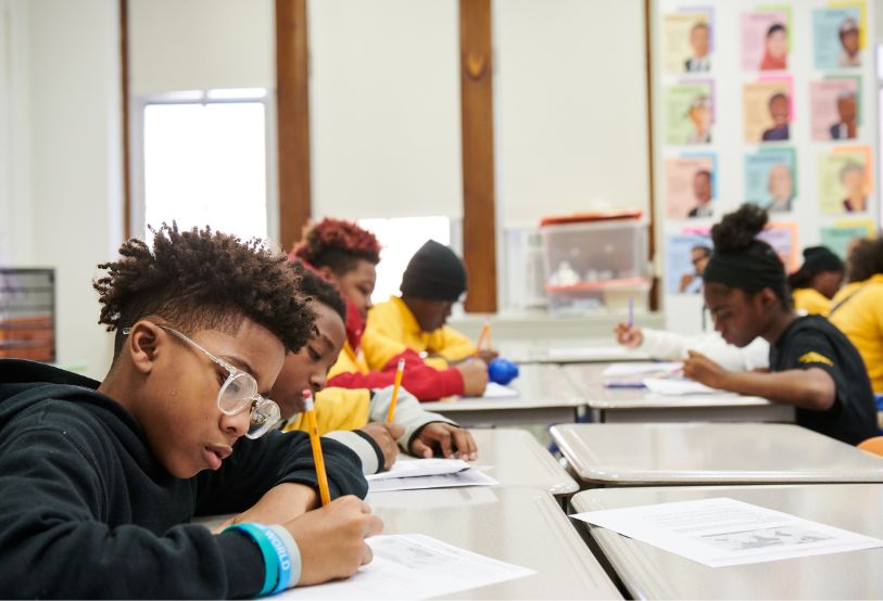 students in classroom